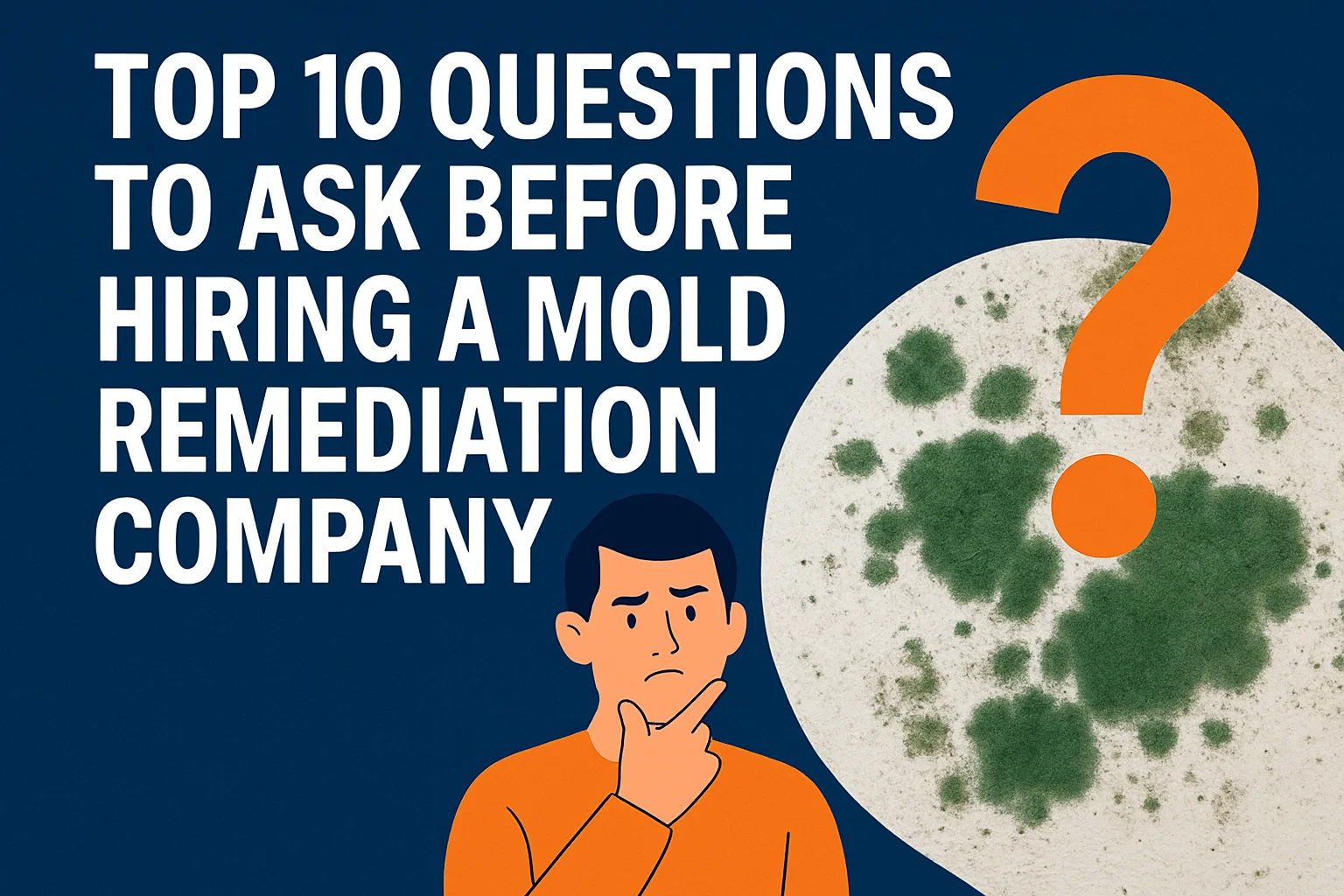 Top 10 Questions to Ask Before Hiring a Mold Remediation Company