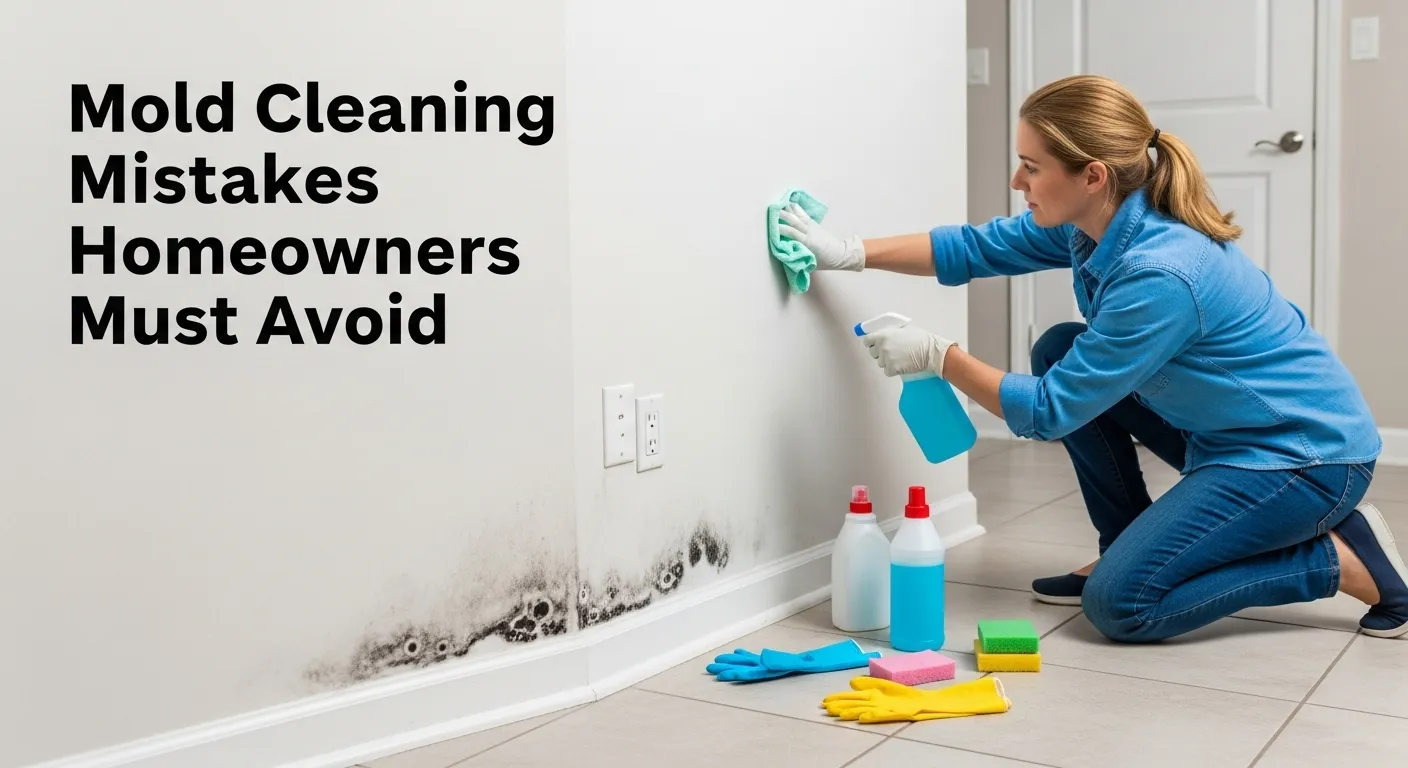 Mold Cleaning Mistakes
